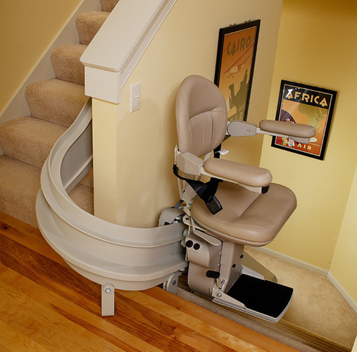 Bruno Elite Curved Stair Lift, Stair Lift, Chair Lift, Custom Stair Lift